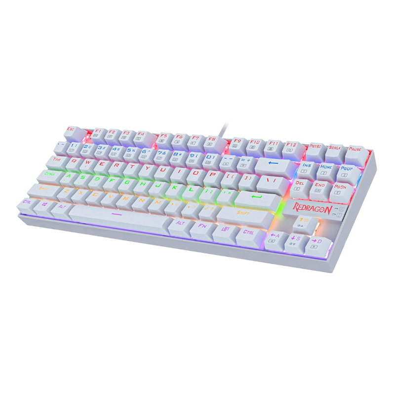 REDRAGON KUMARA Mechanical 87 Key|RGB Backlit Gaming Keyboard - White available in South Africa
