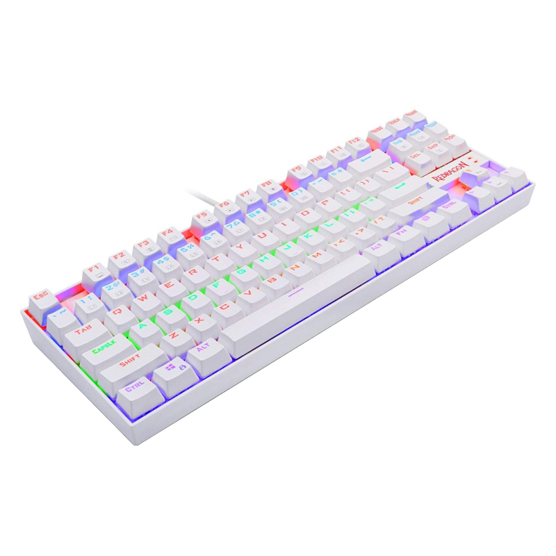 REDRAGON KUMARA Mechanical 87 Key|RGB Backlit Gaming Keyboard - White - Image 5