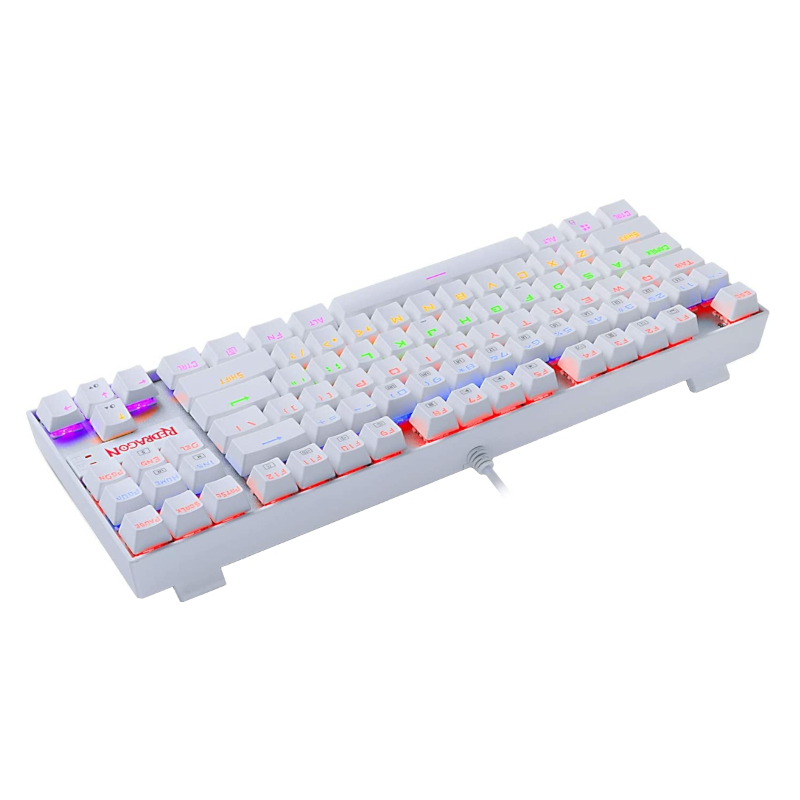 REDRAGON KUMARA Mechanical 87 Key|RGB Backlit Gaming Keyboard - White - Image 4