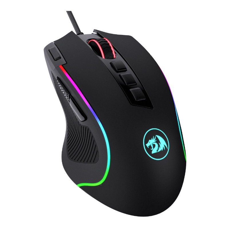 REDRAGON PREDATOR 4000DPI RGB Ergo Gaming Mouse - Black available in South Africa