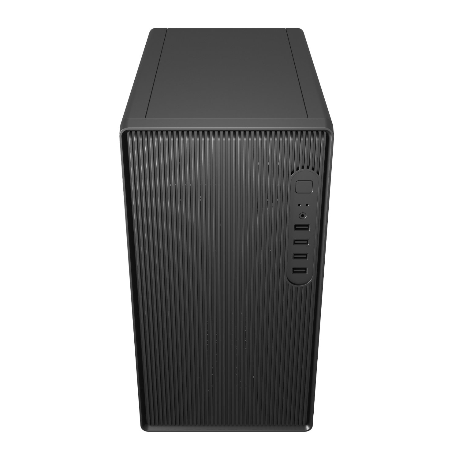 FSP S120 M-ATX Mid Tower Desktop Chassis - Black - Image 5