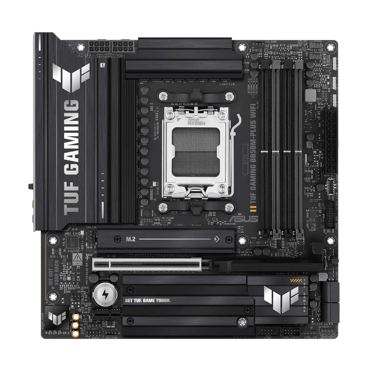 Asus TUF Gaming B850M-PLUS WIFI AM5 Micro ATX Gaming Motherboard available in South Africa