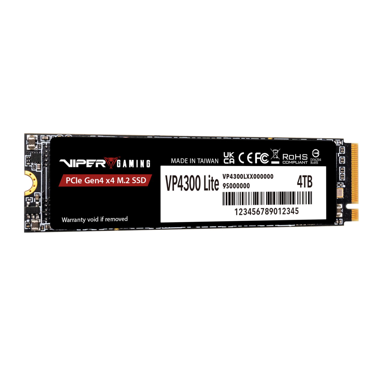 Patriot VP4300 Lite 4TB M.2 PCIe Gen 4 x4 NVMe SSD available in South Africa