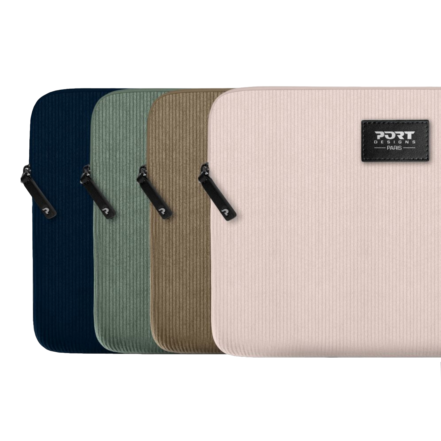 Port Designs Milano II Eco 13/14" Universal Laptop Sleeve - Navy Blue - Image 4