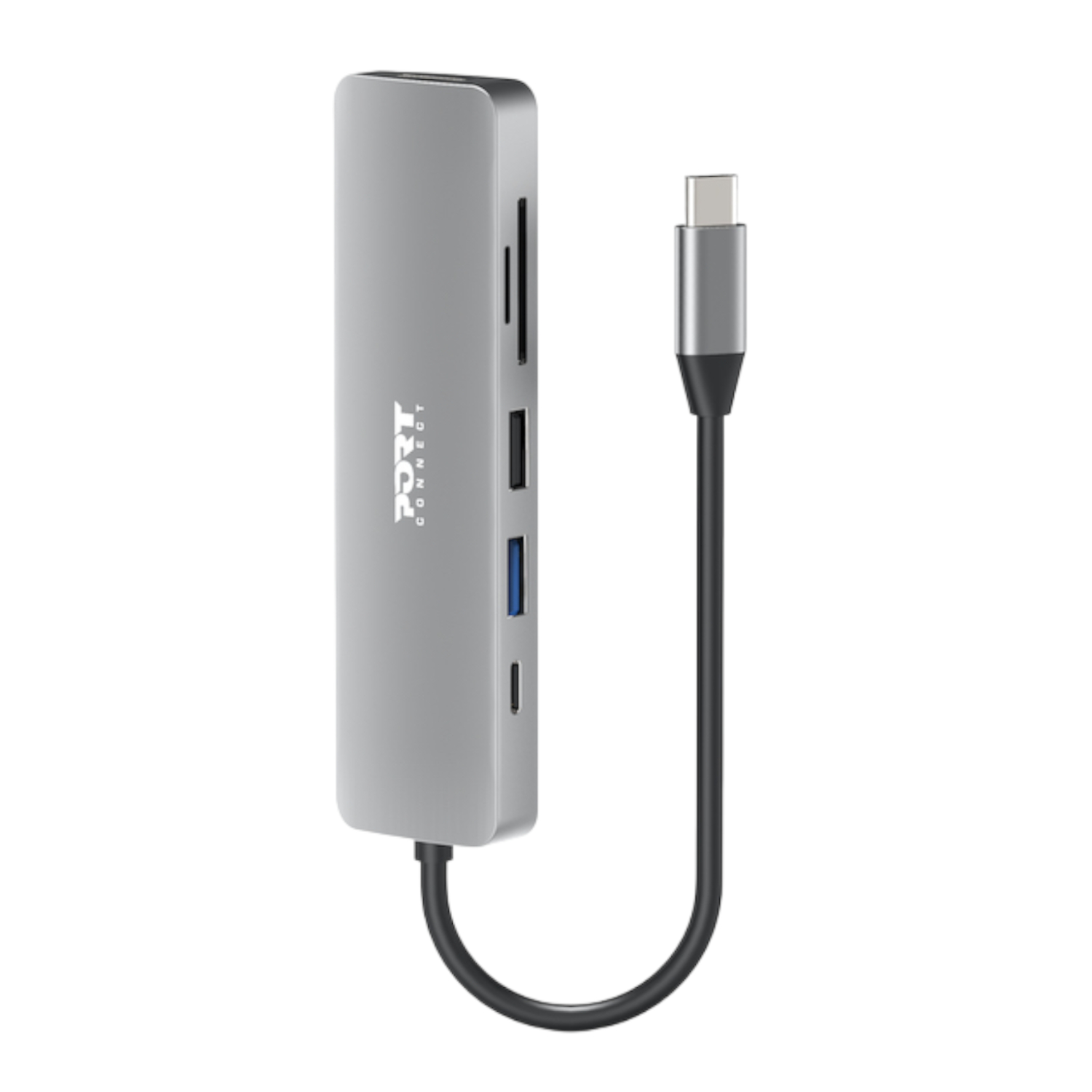 Port Connect 5-in-1 USB Type-C 4K Docking Station - Image 2