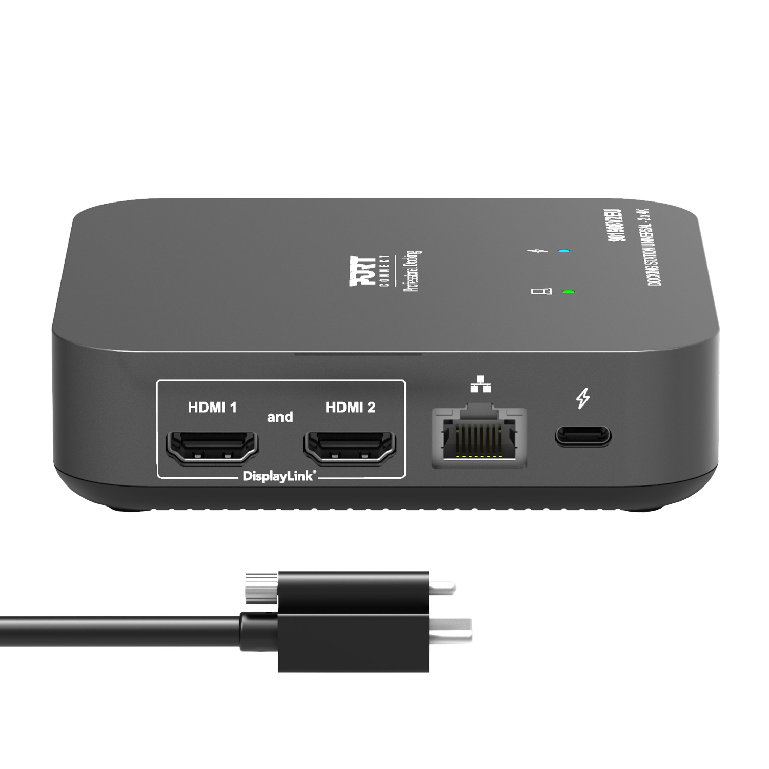 Port Connect Multi-port USB Type-C 2x4K Office Docking Station - Image 3