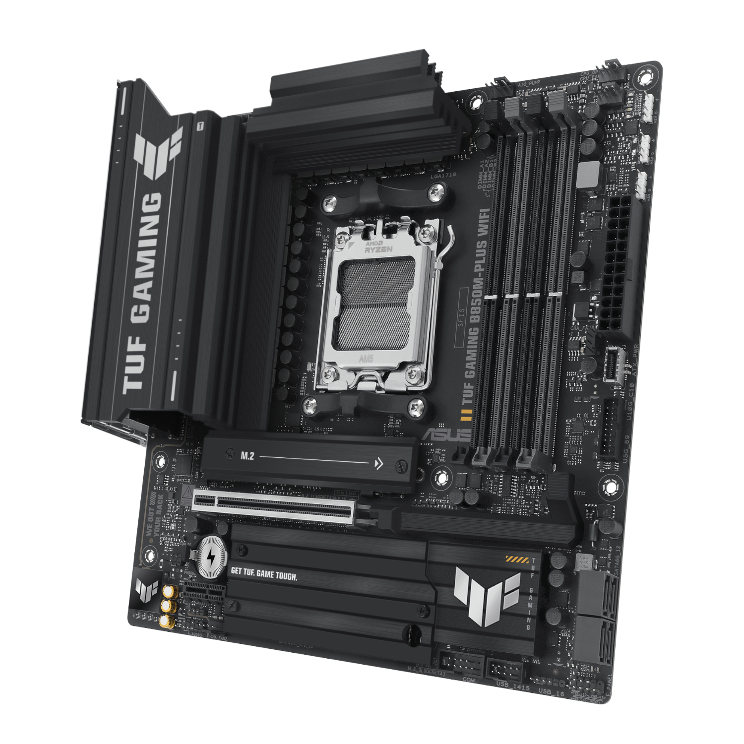 Asus TUF Gaming B850M-PLUS WIFI and Asus Prime LC 240 ARGB Liquid CPU Cooler Bundle - Image 2
