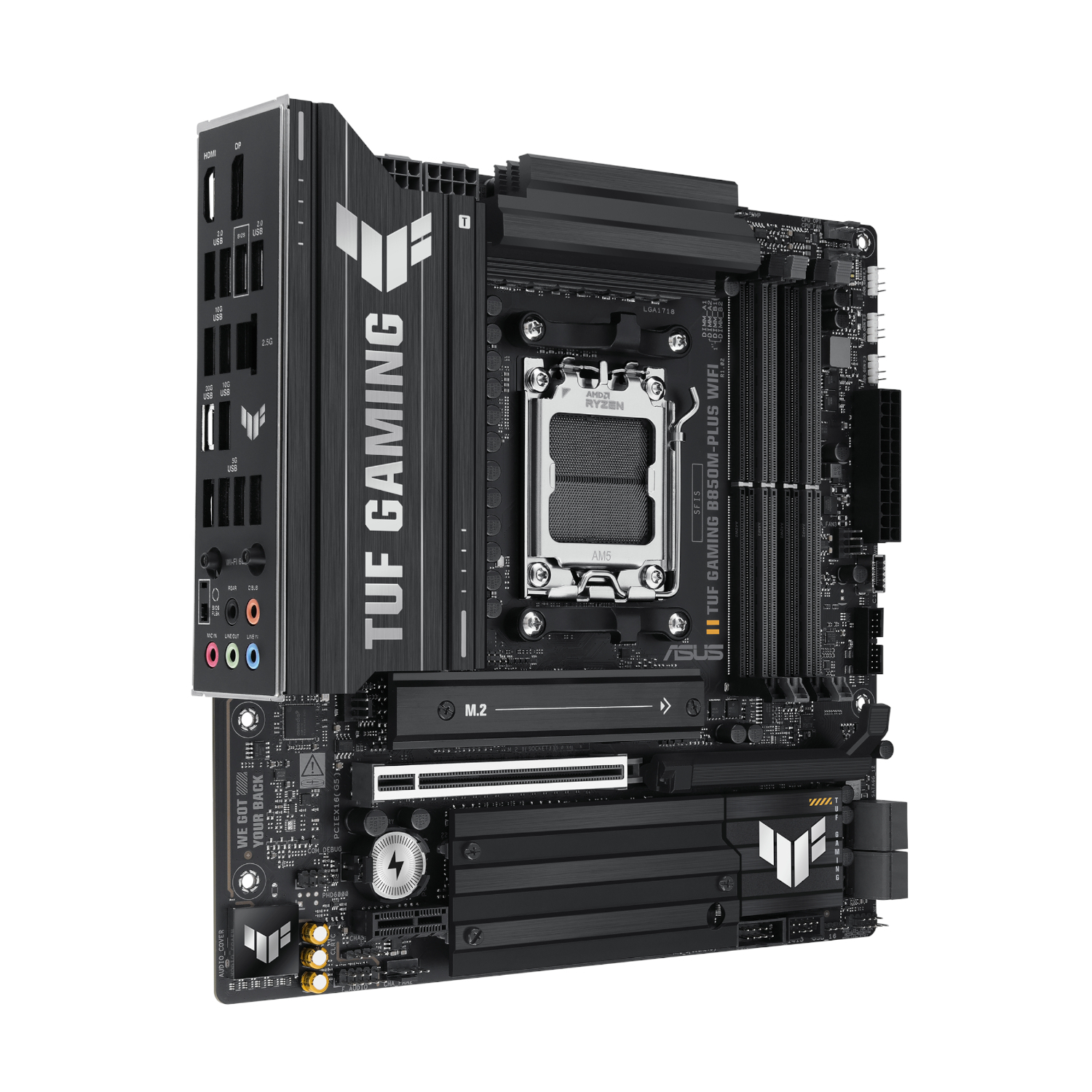 Asus TUF Gaming B850M-PLUS WIFI and Asus Prime LC 240 ARGB Liquid CPU Cooler Bundle - Image 3