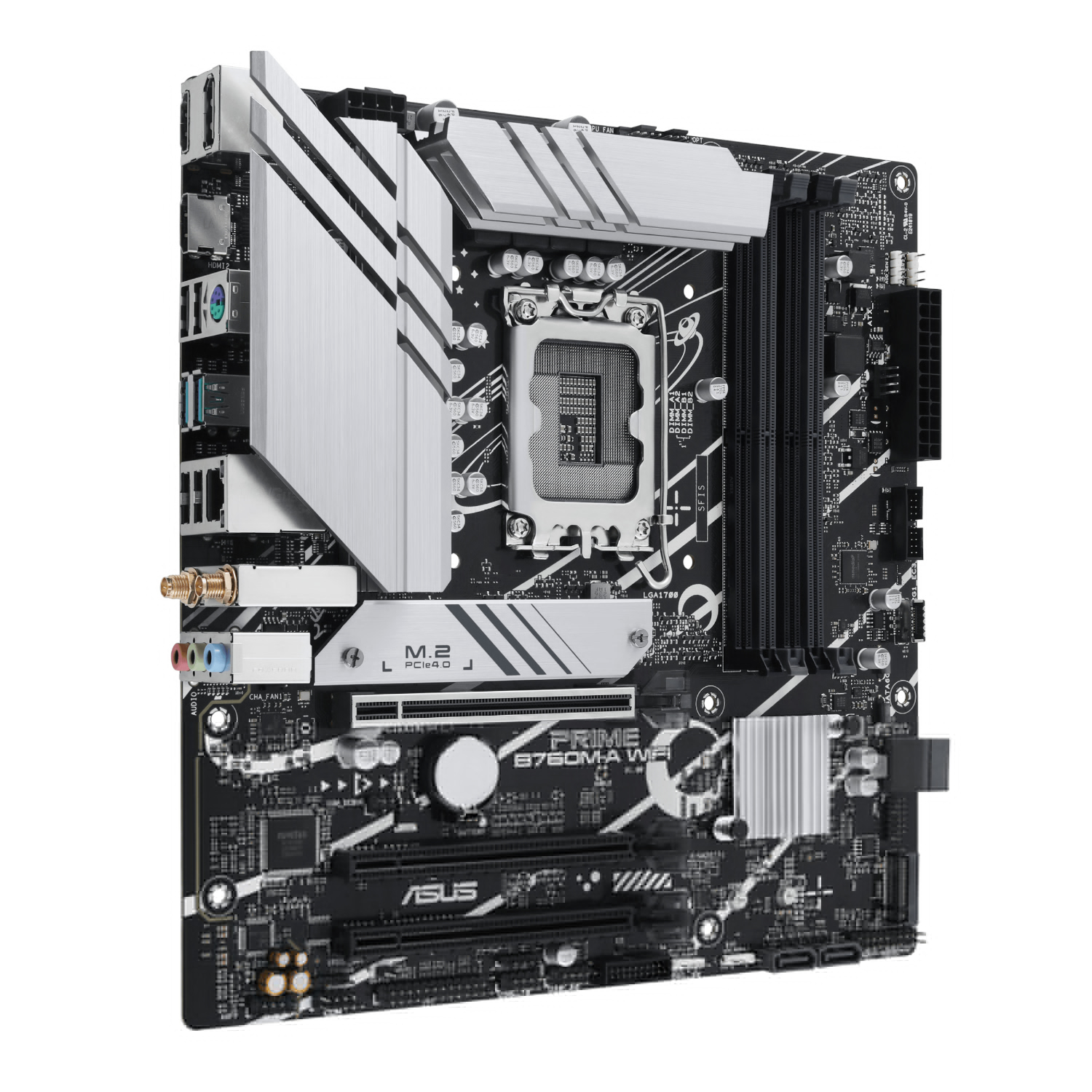 Asus PRIME B760M-A WIFI LGA1700 and Asus Prime LC 240 ARGB Liquid CPU Cooler Bundle - Image 2