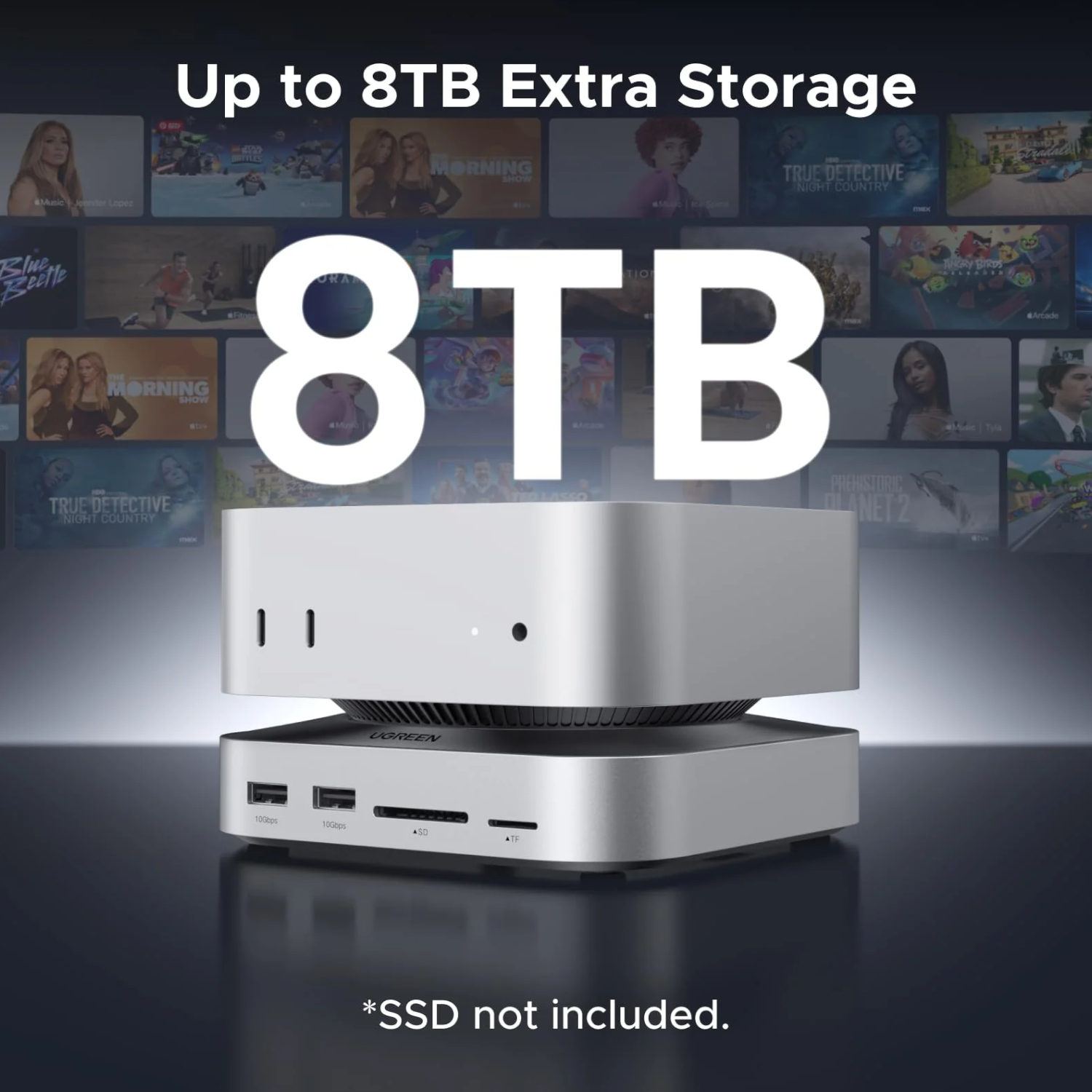 UGREEN Mac mini M4 11-in-1 Dock with SSD Enclosure - Image 5