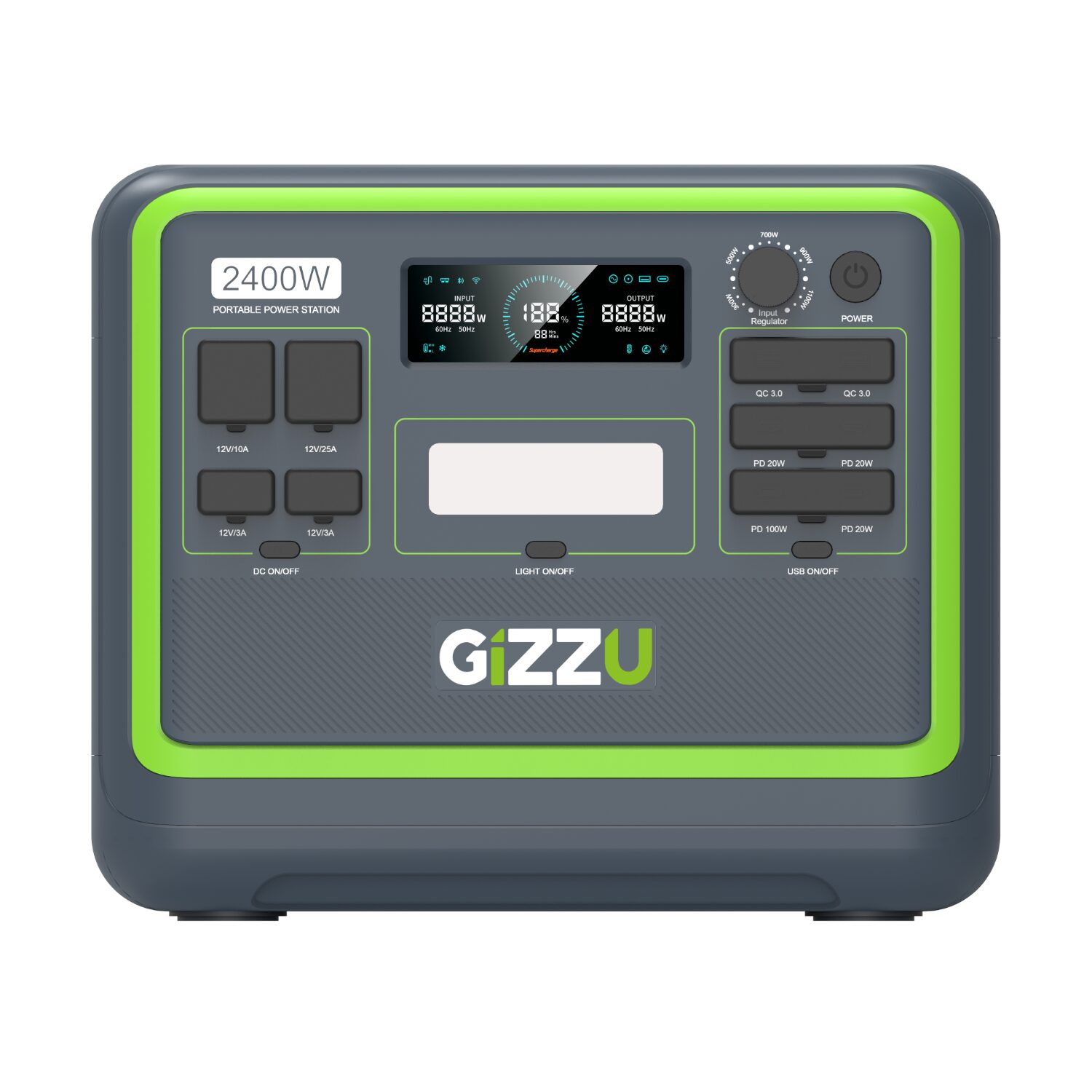 Gizzu Hero Pro 2048Wh/2400W UPS Power Station With App - Image 7