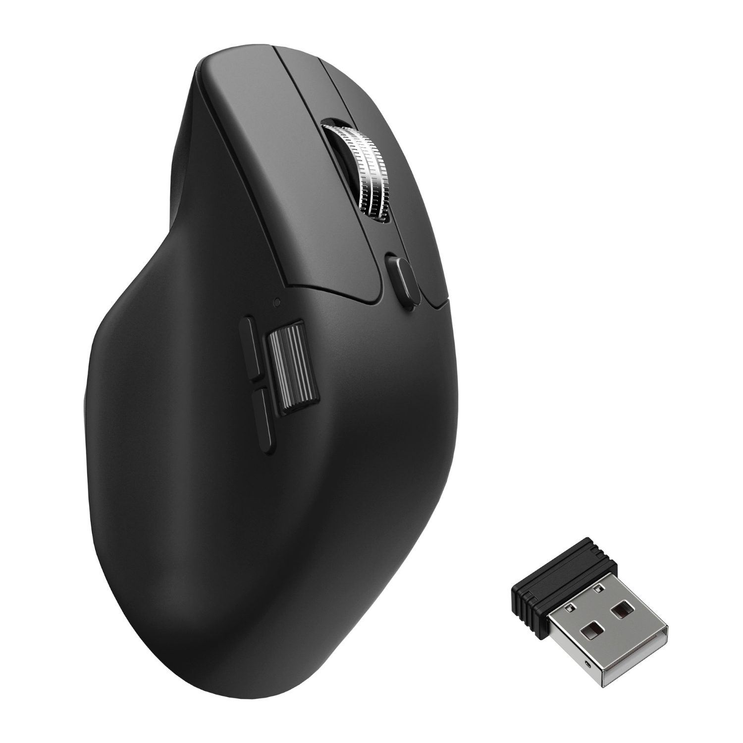 Keychron M6 30000 DPI Wireless Silent Mouse - Black (BT/2.4GHz/Wired) - Image 2