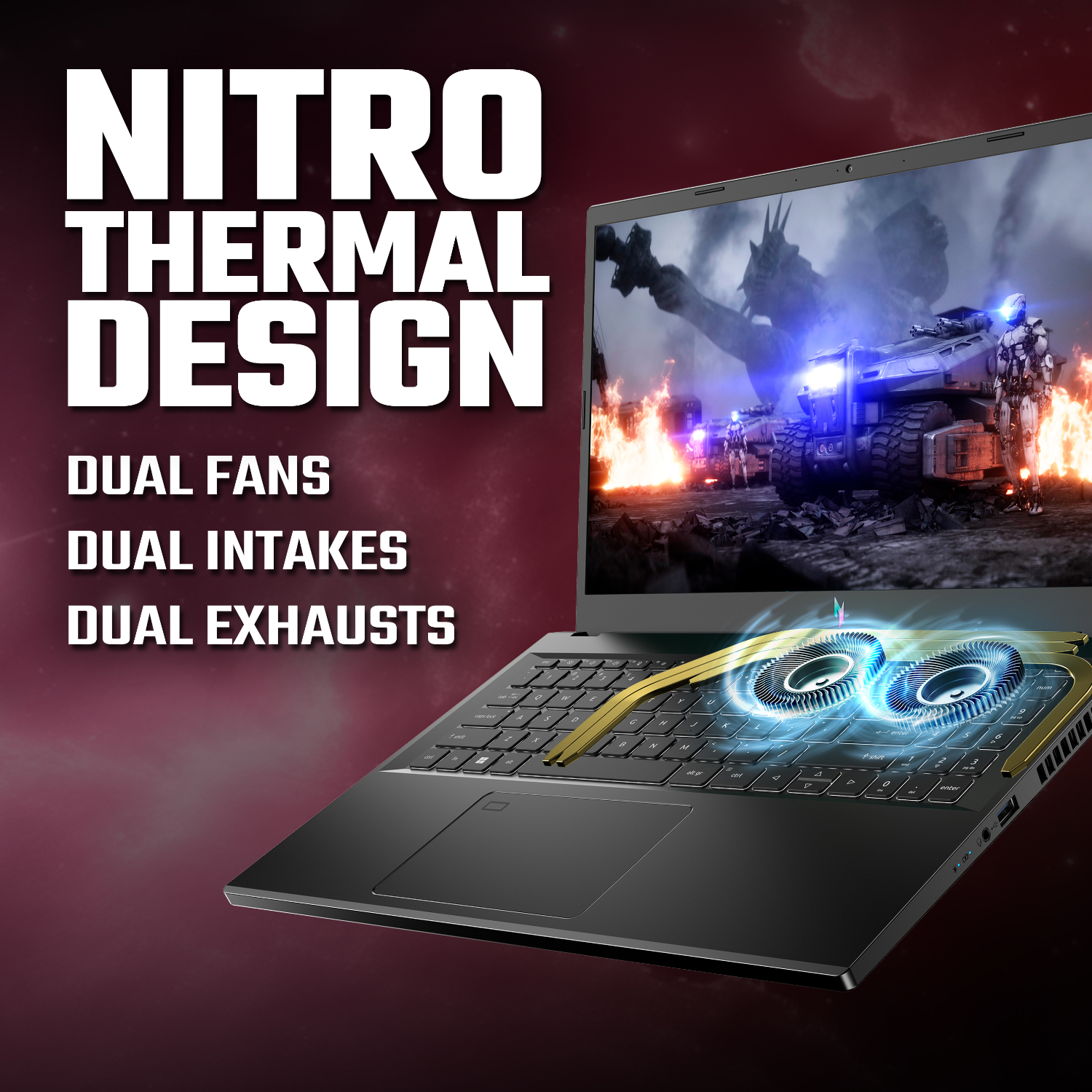 Acer NITRO V 15 Gaming Laptop 15.6" | AMD Ryzen 7 | 16GB | 512GB | 4050 6GB | Windows 11 Home - Image 10