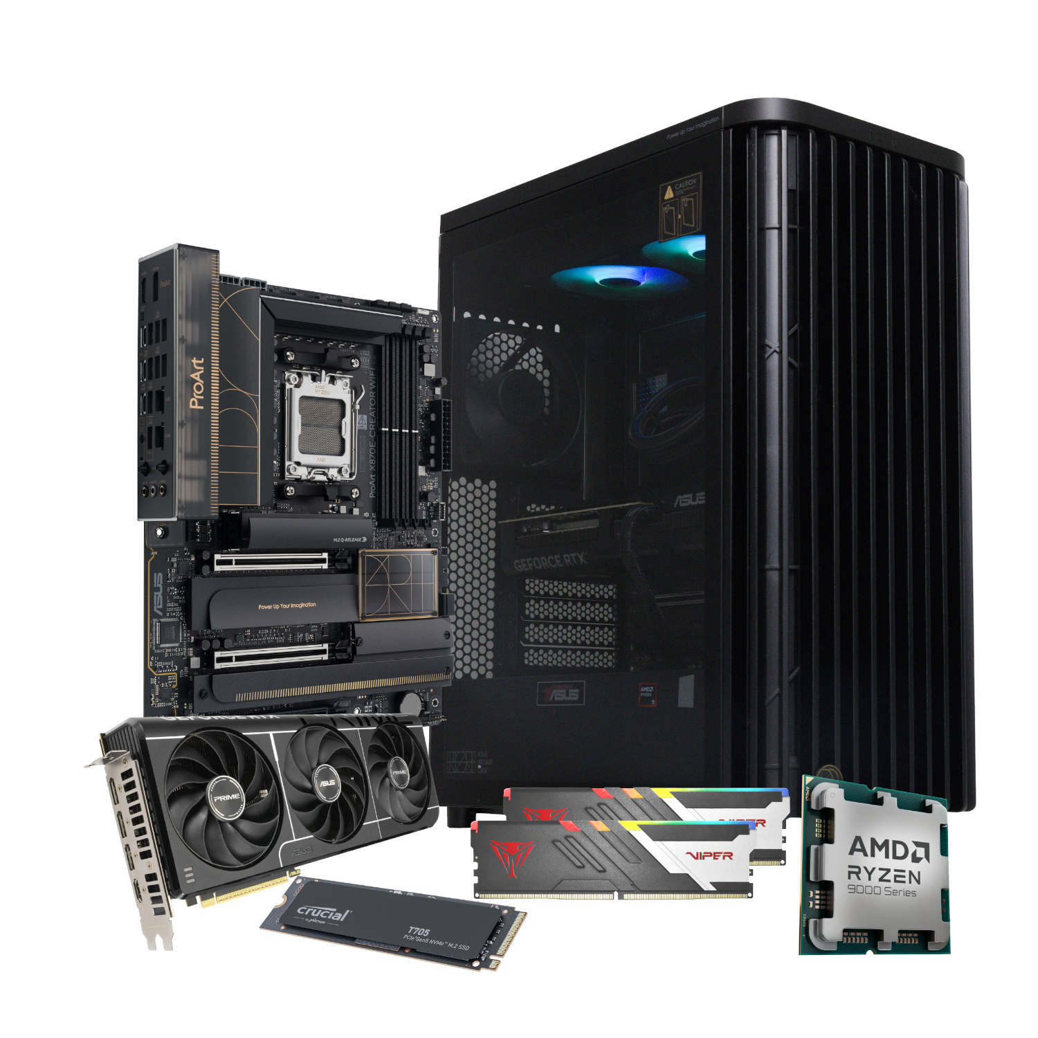 PCBuilder Ryzen 9 9950X REMBRANDT Windows 11 Creator PC - Image 16
