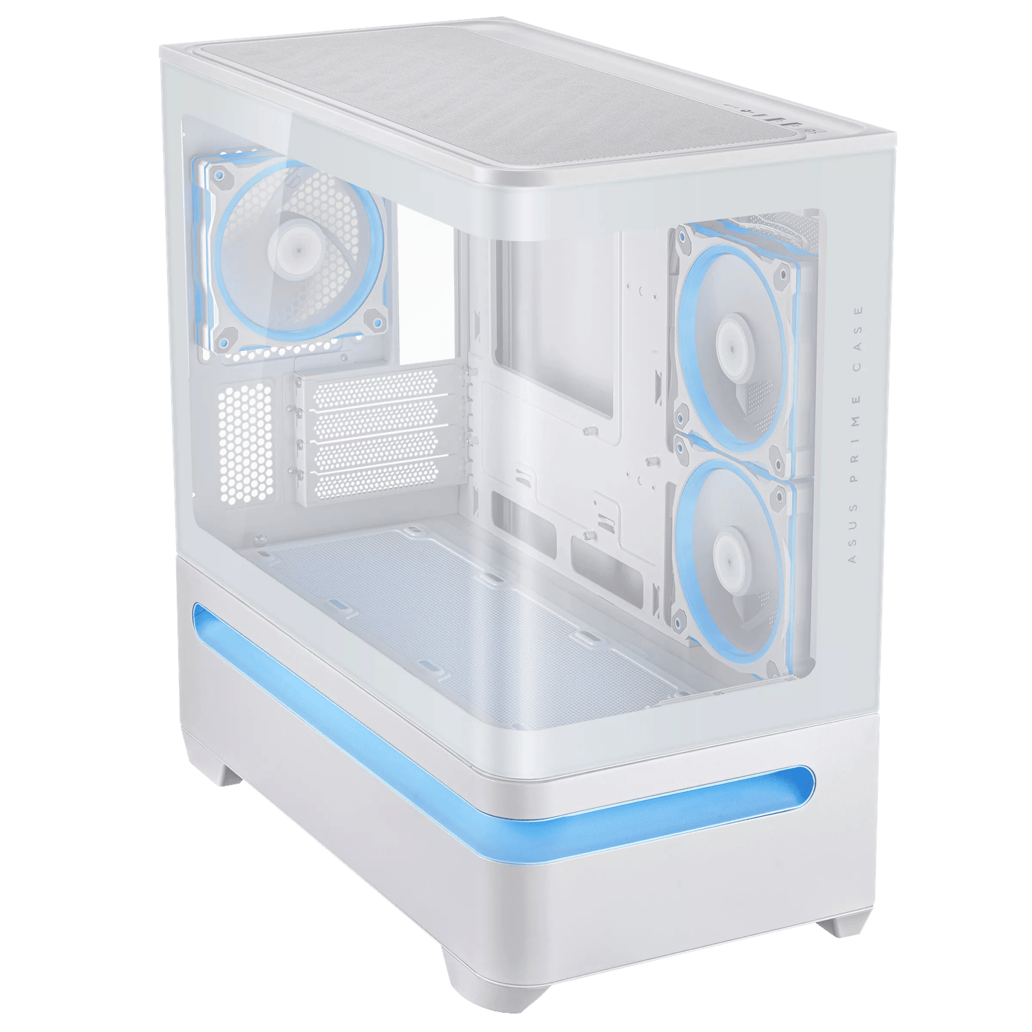 ASUS Prime AP202 ARGB mATX White Chassis - Image 2