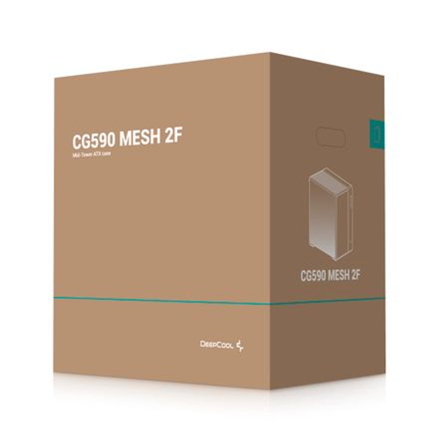 DeepCool CG590 Mesh 2F ATX ARGB Gaming Chassis - Black - Image 13
