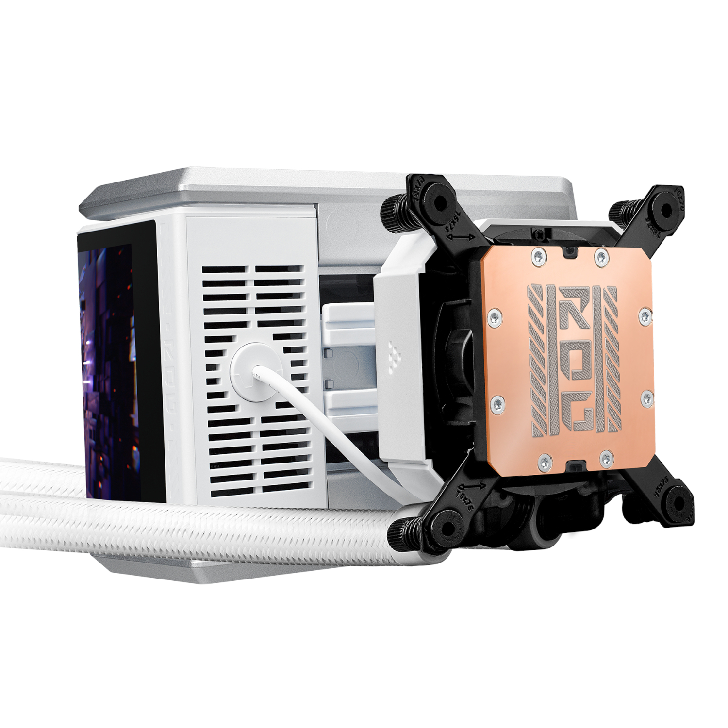 ASUS ROG RYUO IV 360 ARGB Liquid CPU Cooler White Edition - Image 7