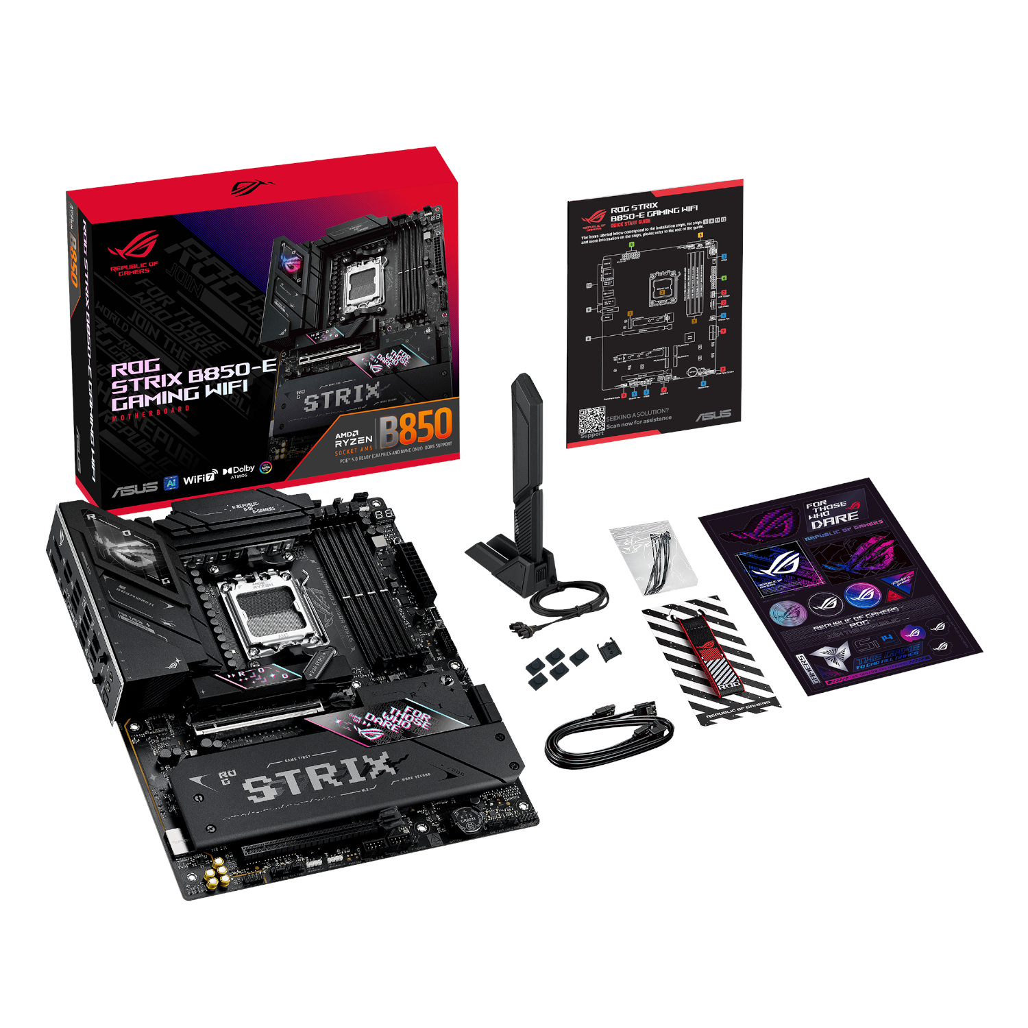 Asus ROG STRIX B850-E GAMING WIFI AM5 ATX Gaming Motherboard - Image 7