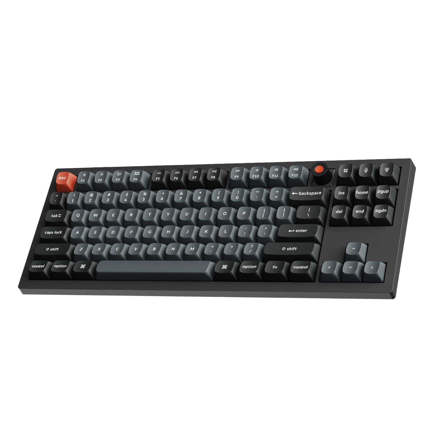 Keychron V3 Ultra 80% 8K Red Switch Hot-Swap RGB Wireless Keyboard - Black - Image 4