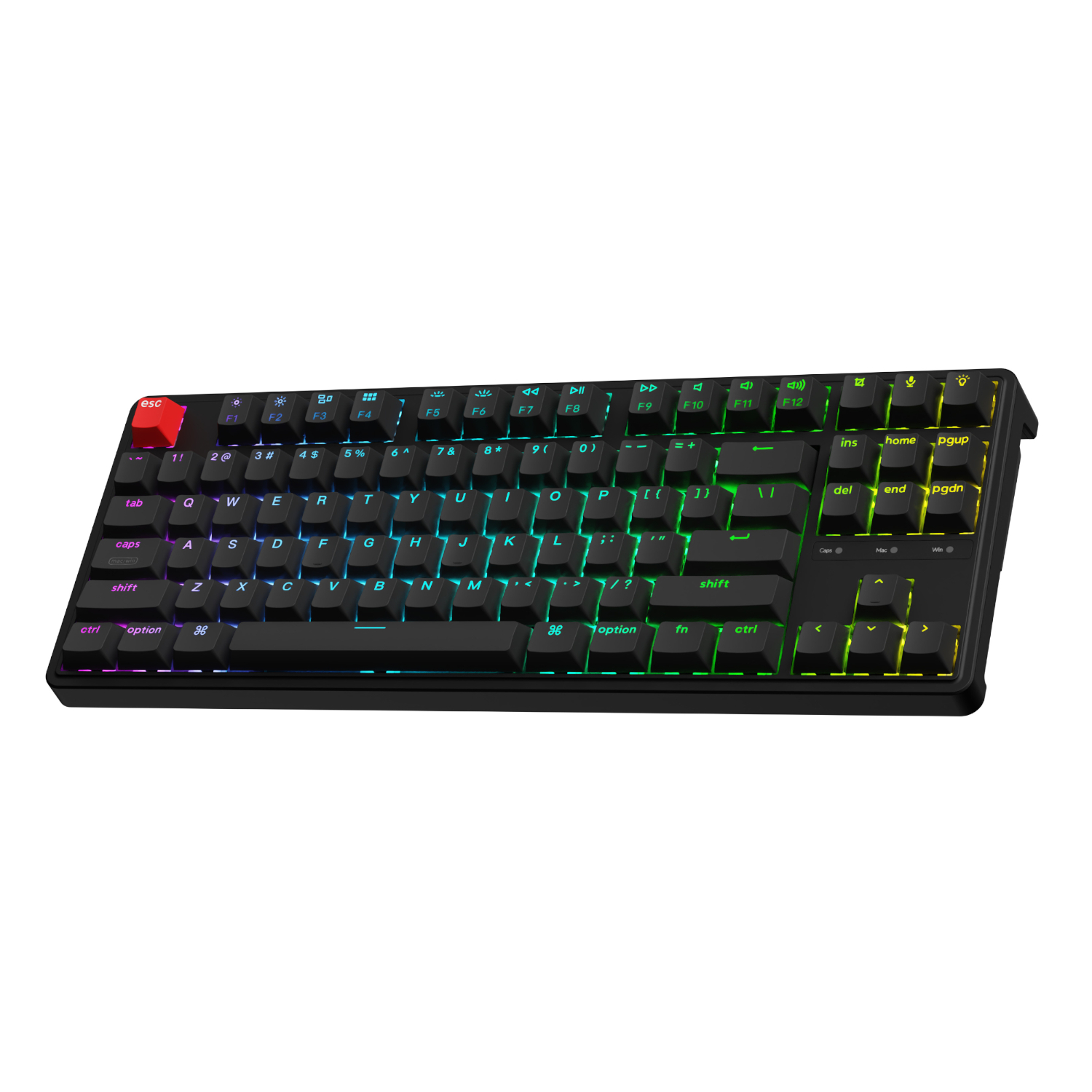 Keychron C3 Pro 8K QMK RGB Wired Mechanical Keyboard (80% Layout, Red Super Switch Hot-Swappable) - Image 3