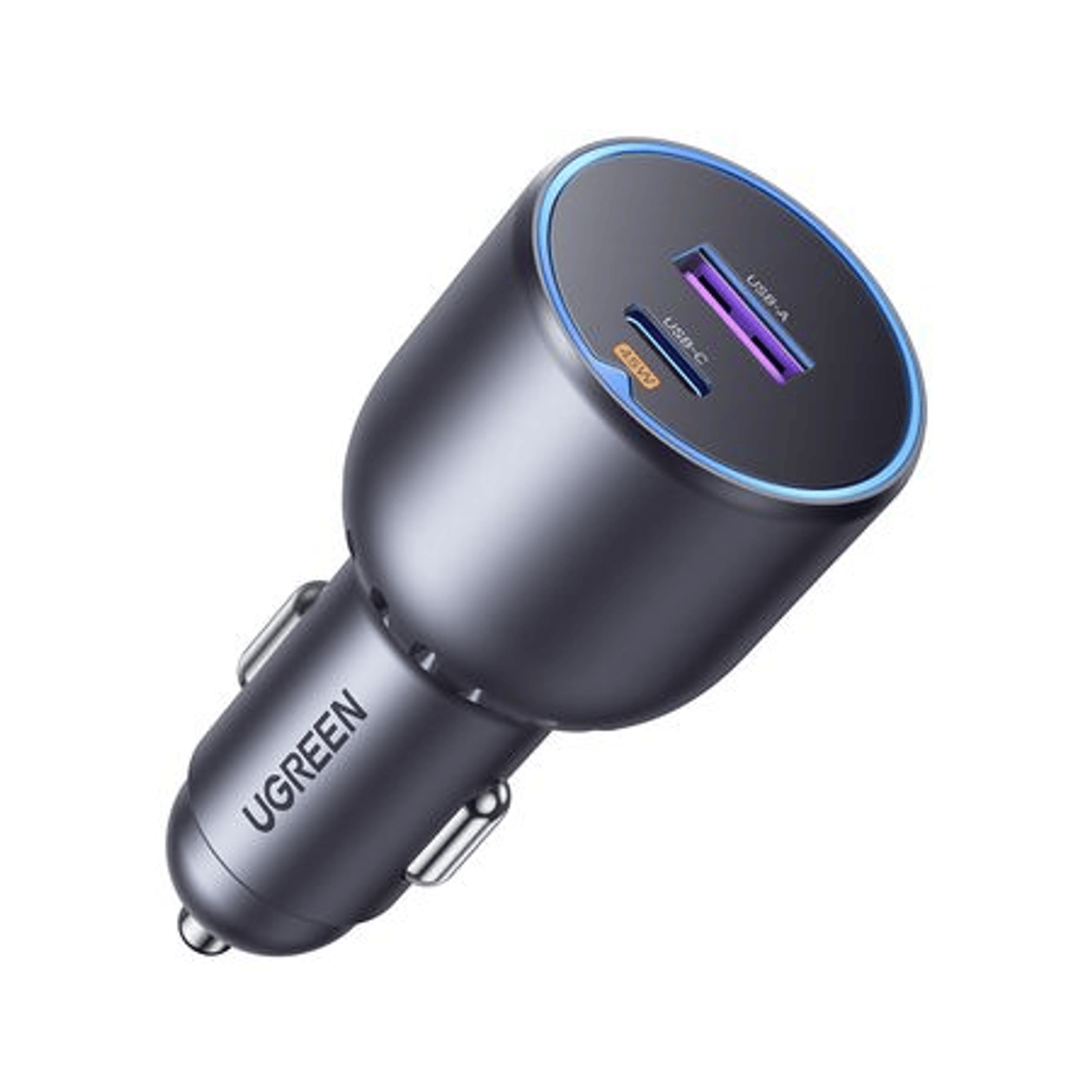 UGREEN 63W Type-C + USB A Fast Car Charger - Image 2