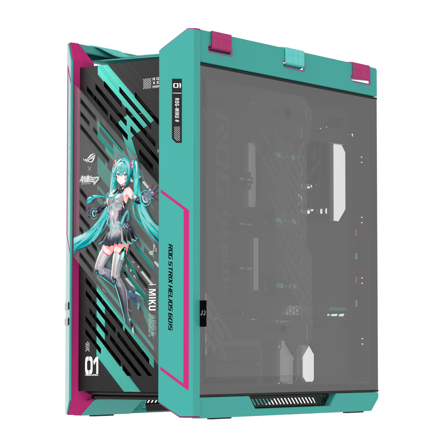 Asus ROG Strix Helios II E-ATX Gaming Chassis Hatsune Miku Edition - Image 2