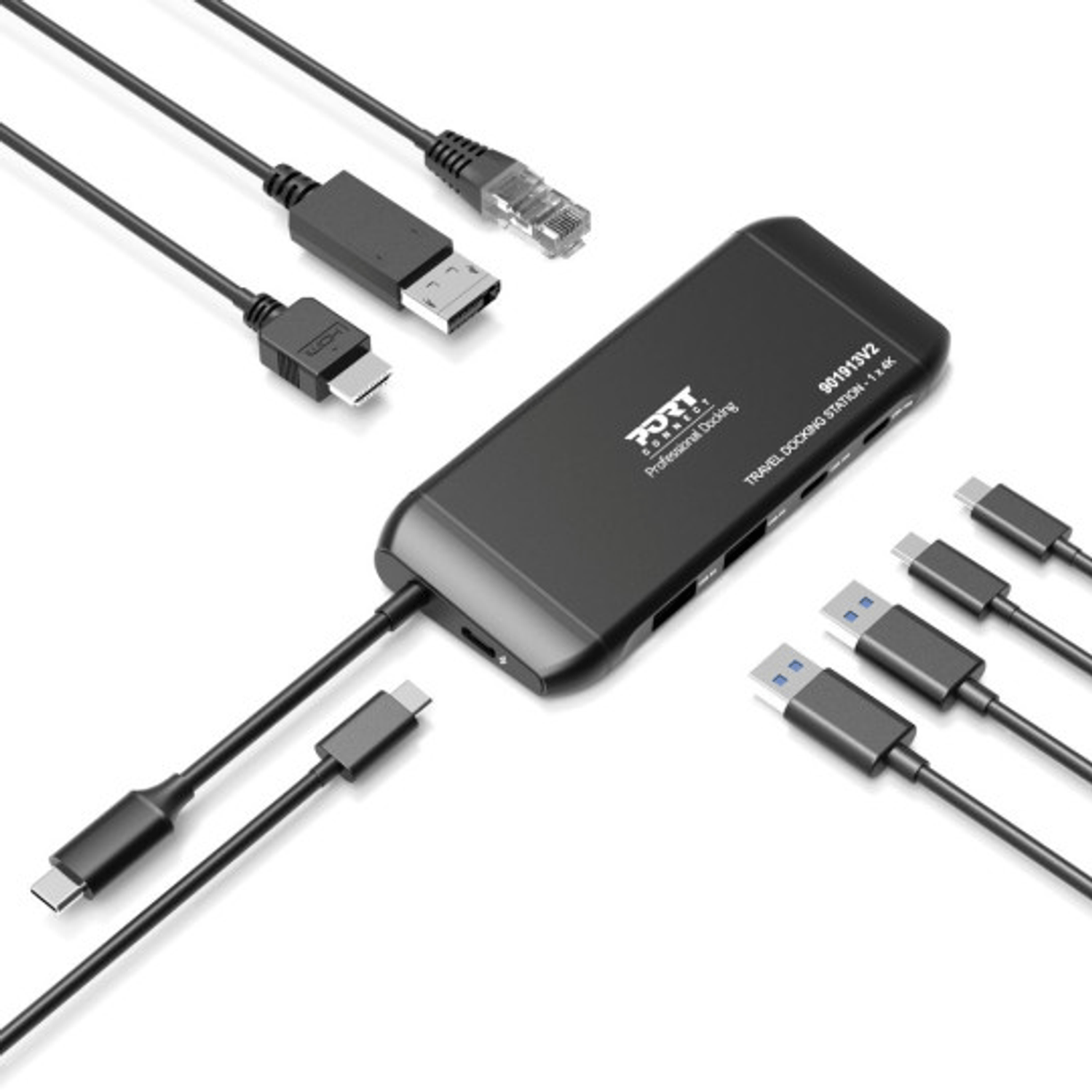 PORT Mobile docking station 1 X 4K USB-C 7 devices 100W - Image 8
