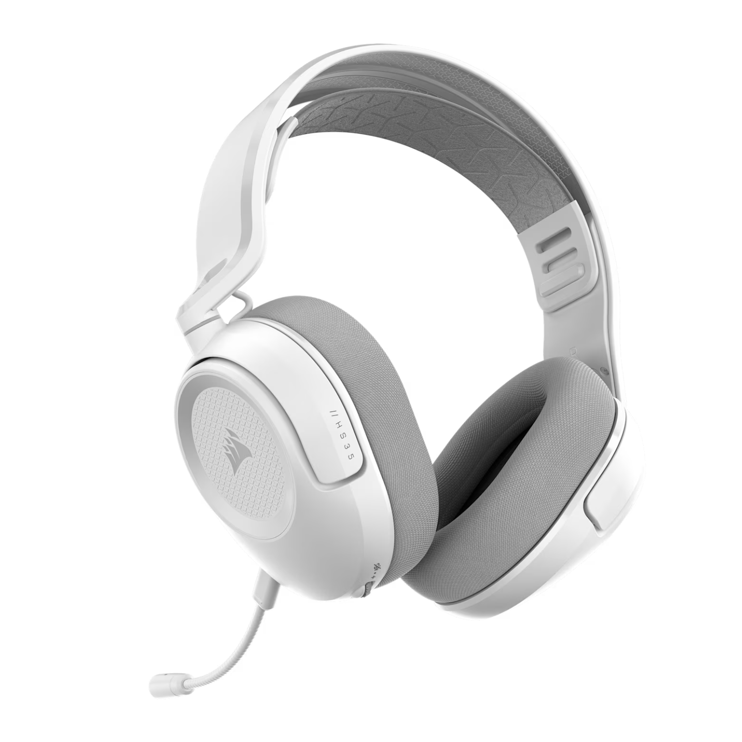 Corsair HS35 v3 Wireless Gaming Headset - White - Image 2