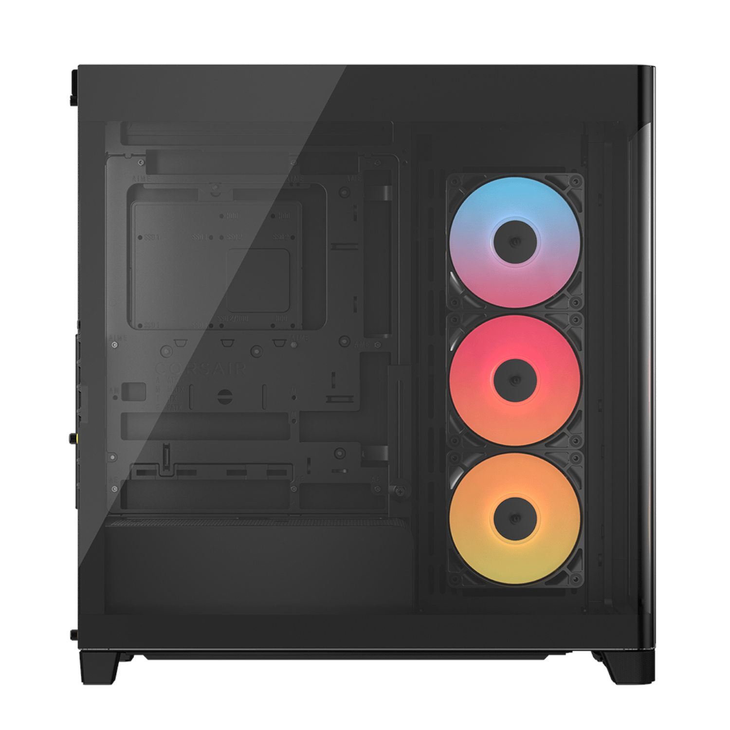 Corsair FRAME 4500X RS-R ARGB Panoramic Glass Mid-Tower PC Case - Black - Image 3