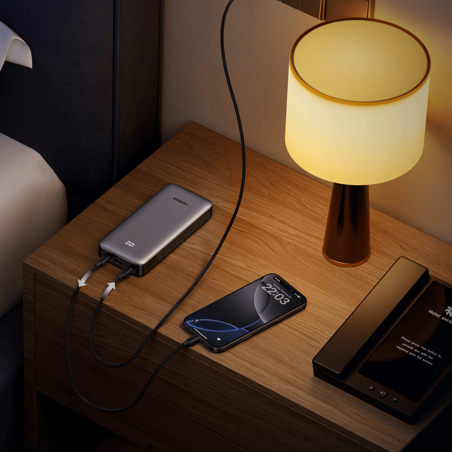 UGREEN 20000mAh 30W Two-way Fast Charging Power Bank - Image 3