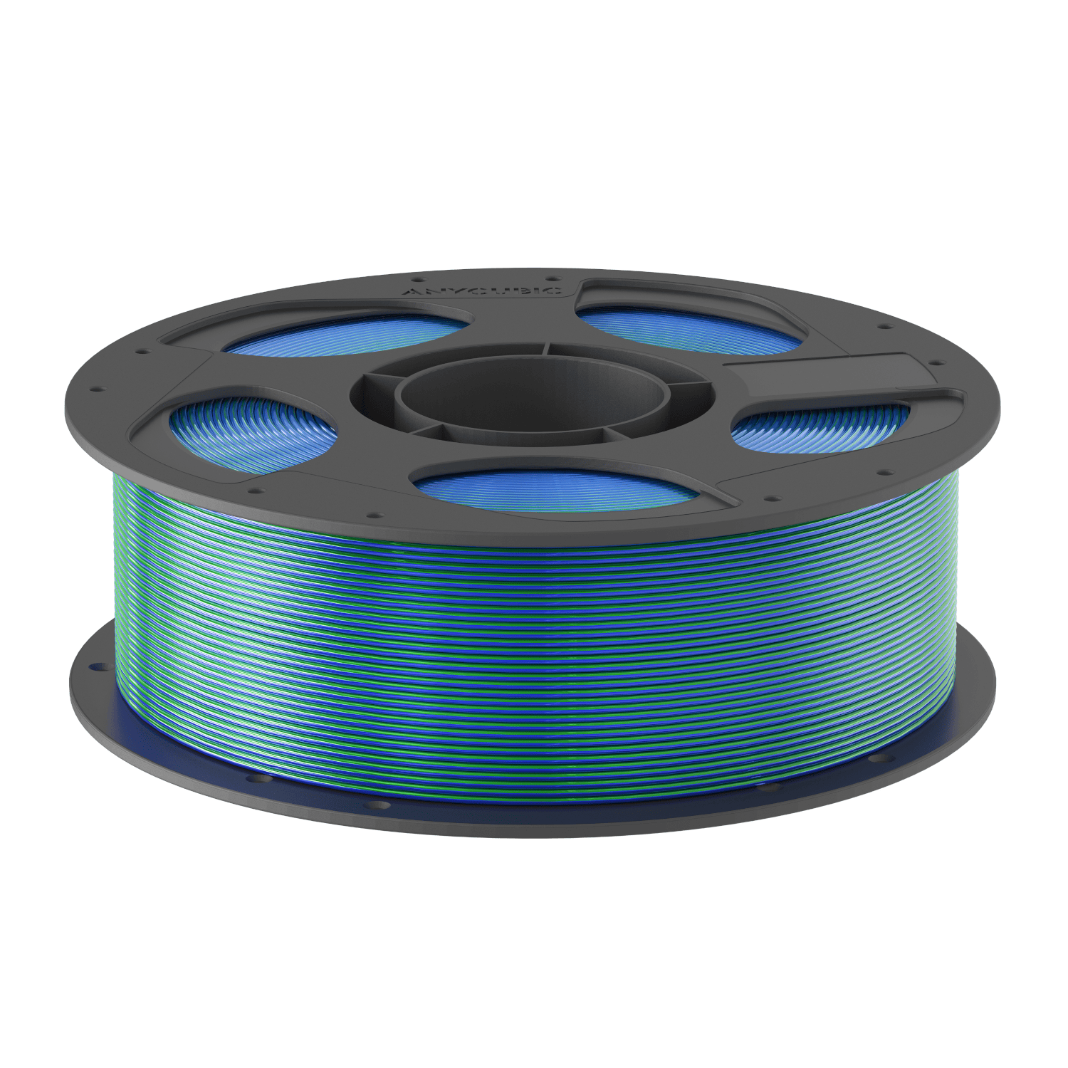 Anycubic PLA Silk Dual Filament 1kg – Blue/Green - Image 2