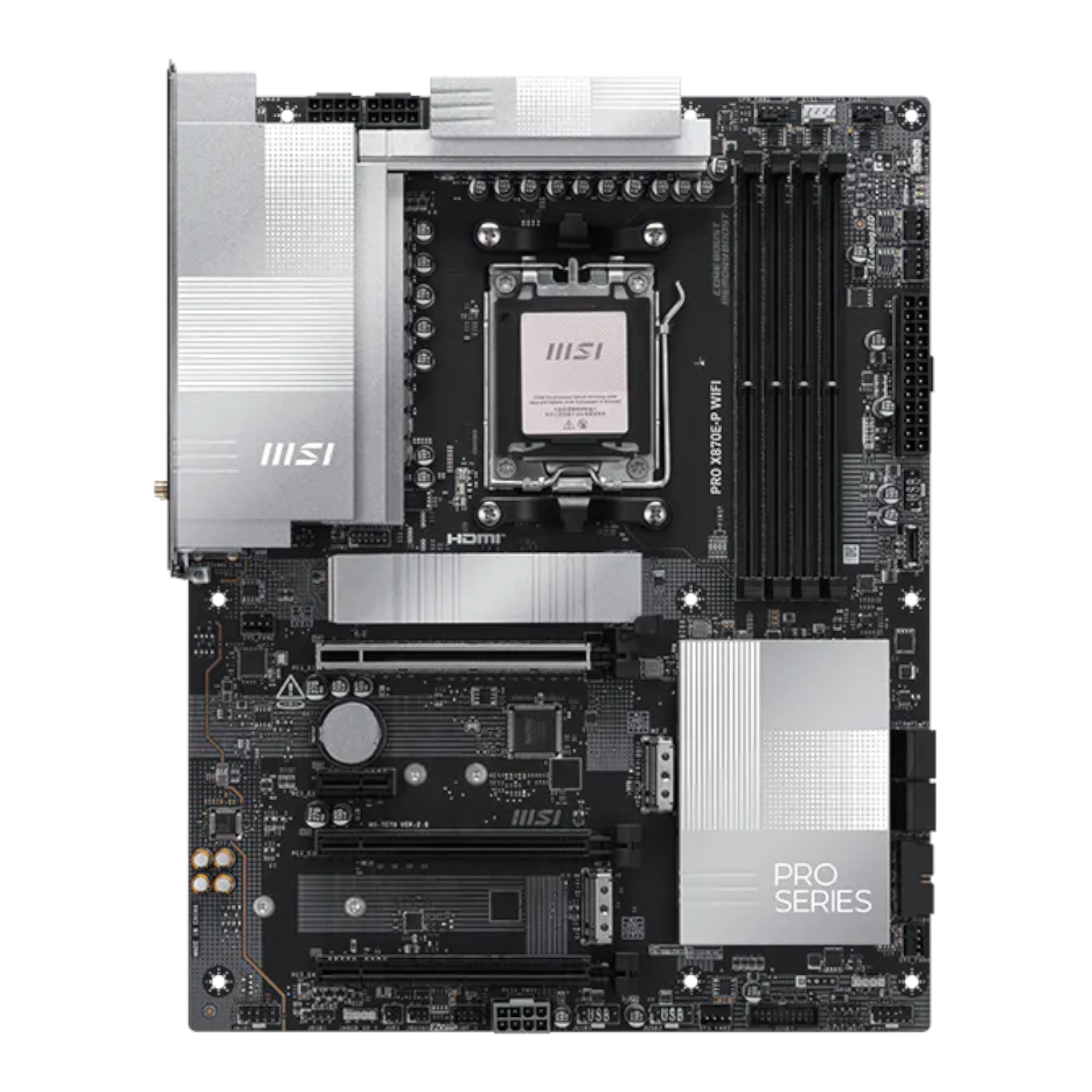 MSI PRO X870E-P WIFI AM5 ATX Motherboard - Image 2